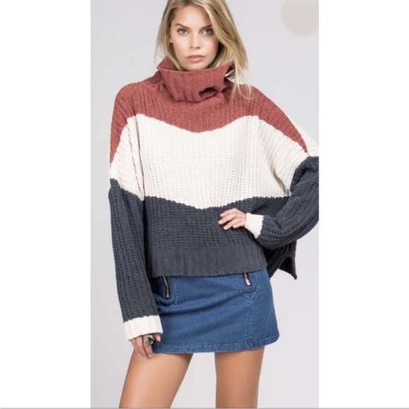 POL Chunky knit cowl neck Sweater - Picture 11 of 13